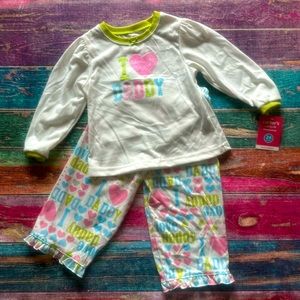 NWT I Love Daddy Carters pajamas, size 24 months